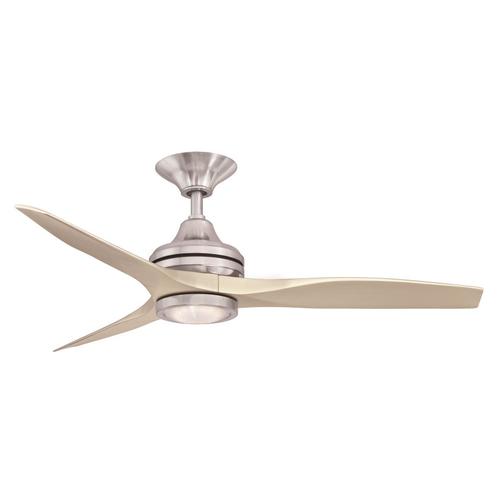 Fanimation Spitfire 48in Brushed Nickel LED Indoor/Outdoor Smart