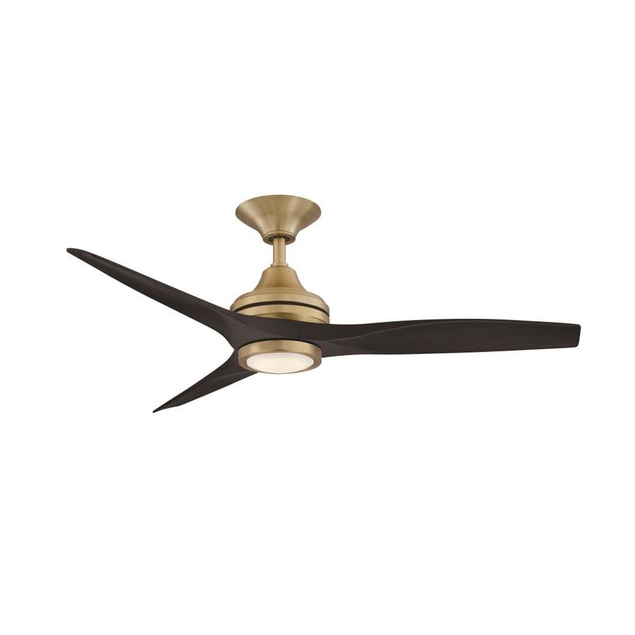 ceiling fanimation fan spitfire brushed blade remote brass indoor led kit outdoor light fans lowes