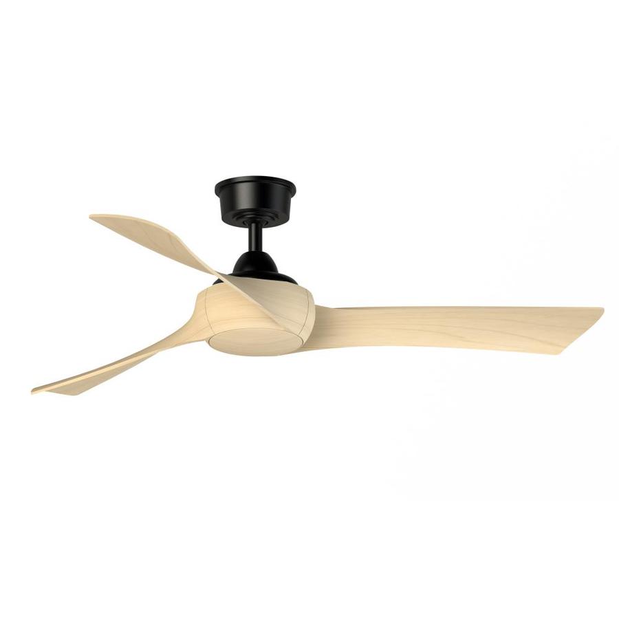 Fanimation Wrap Custom 52 In Black Indoor Outdoor Ceiling Fan And