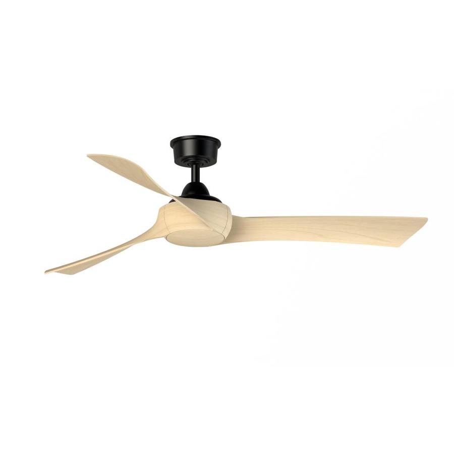 Fanimation Wrap Custom 56 In Black Indoor Outdoor Ceiling Fan And
