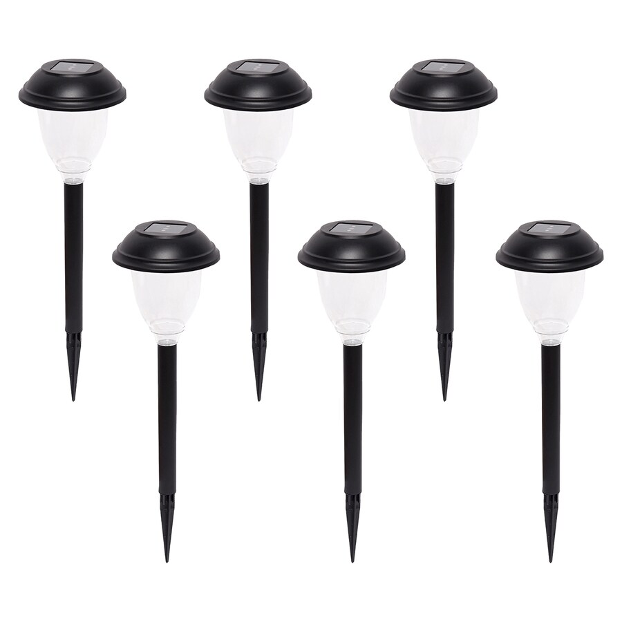 Portfolio 6 Pack 2x Brighter 2 4 Lumen 0 5 Watt Black Solar Portfolio 6 Pack 2x Brighter 2 4 Lumen 0 5 Watt Black Solar Integrated Led Path Light