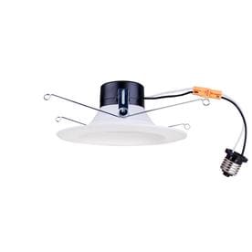 Fits Housing Diameter:5-in or 6-in GE 1-Pack Refresh 65-Watt Equivalent White Dimmable LED Recessed Retrofit Downlight