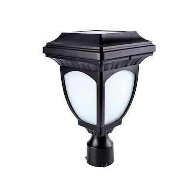 Allen Roth Solar Post Lamp At Lowes Com