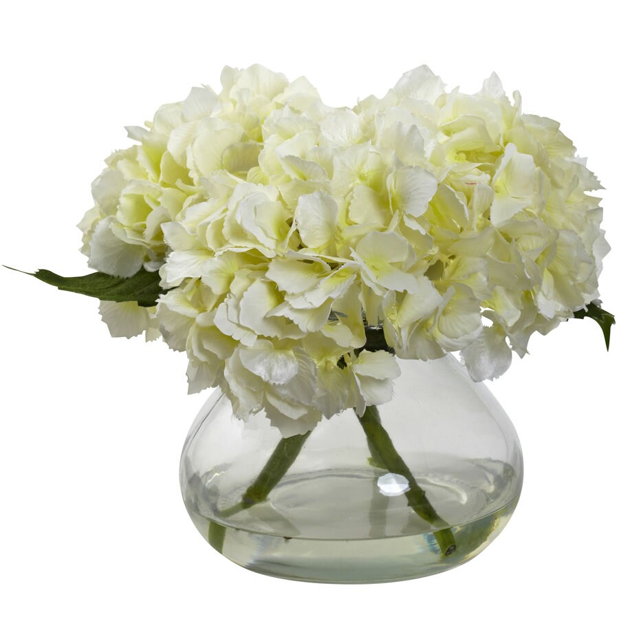 Nearly Natural 8.5-in Cream Artificial Silk arrangement