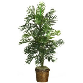 Artificial Plants At Lowes Nearly Natural 56 In Green Artificial Silk Tree