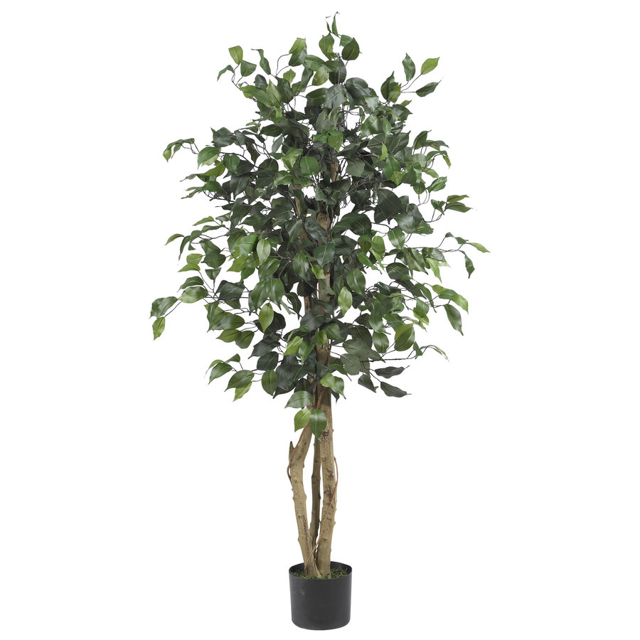 Nearly Natural 48 In Green Artificial Silk Tree At Lowes Com   840703103437 