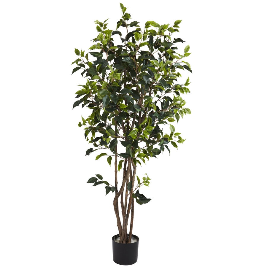 nearly-natural-60-in-green-artificial-silk-tree-at-lowes