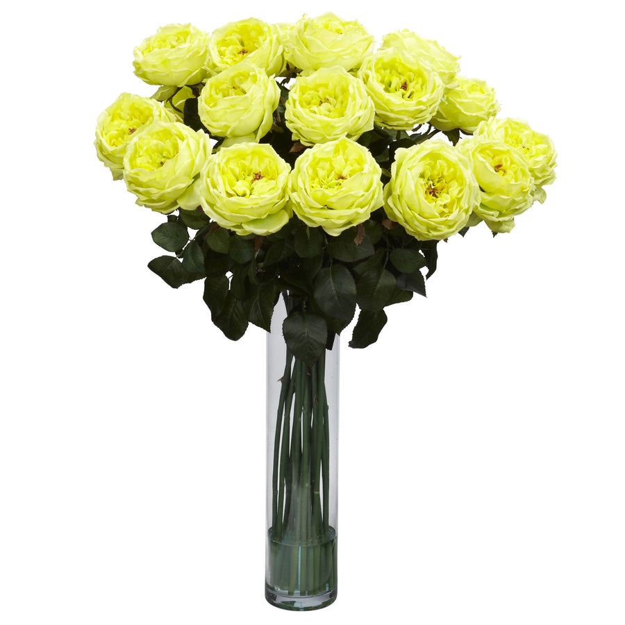 Nearly Natural 31-in Yellow Artificial Silk arrangement