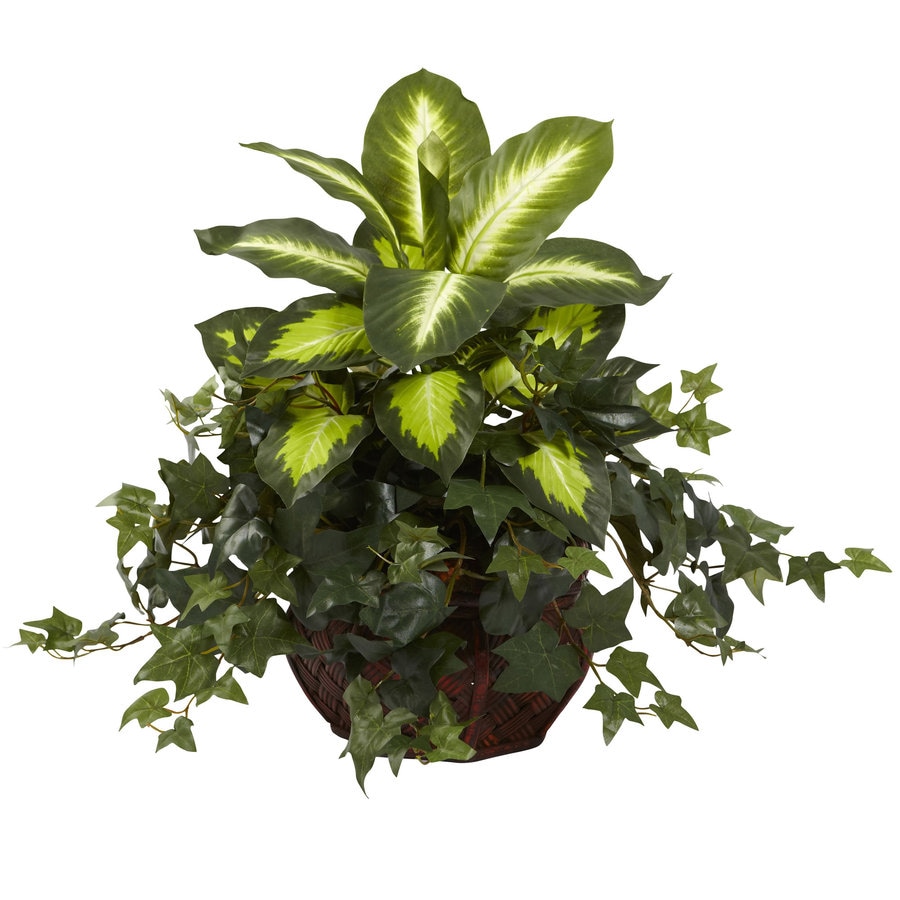 Nearly Natural 20in Green Artificial Silk plant at