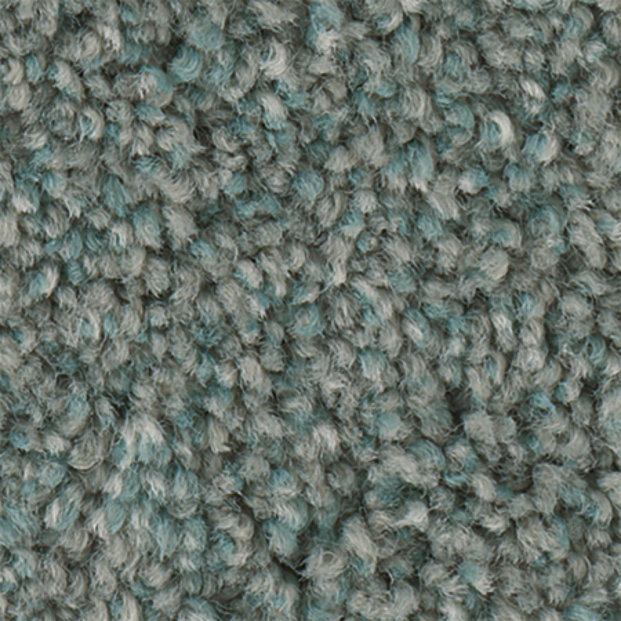 STAINMASTER PetProtect Foundry II Blue Ice Carpet Sample at