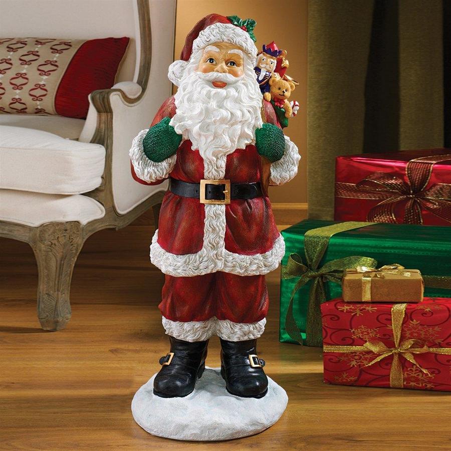 Design Toscano Visit from Santa Holiday Figurine in the Christmas ...