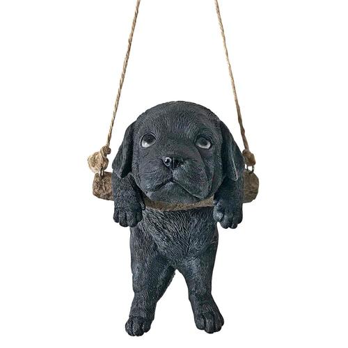 Design Toscano 8in H x 5.5in W Dog Garden Statue in the Garden