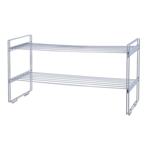 Metal Pro Metal Chrome Closet Shelves in the Shoe Storage department at ...