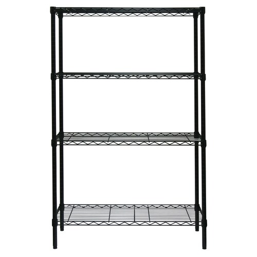 Style Selections 54-in H x 36-in W x 14-in D 4-Tier Steel Freestanding ...