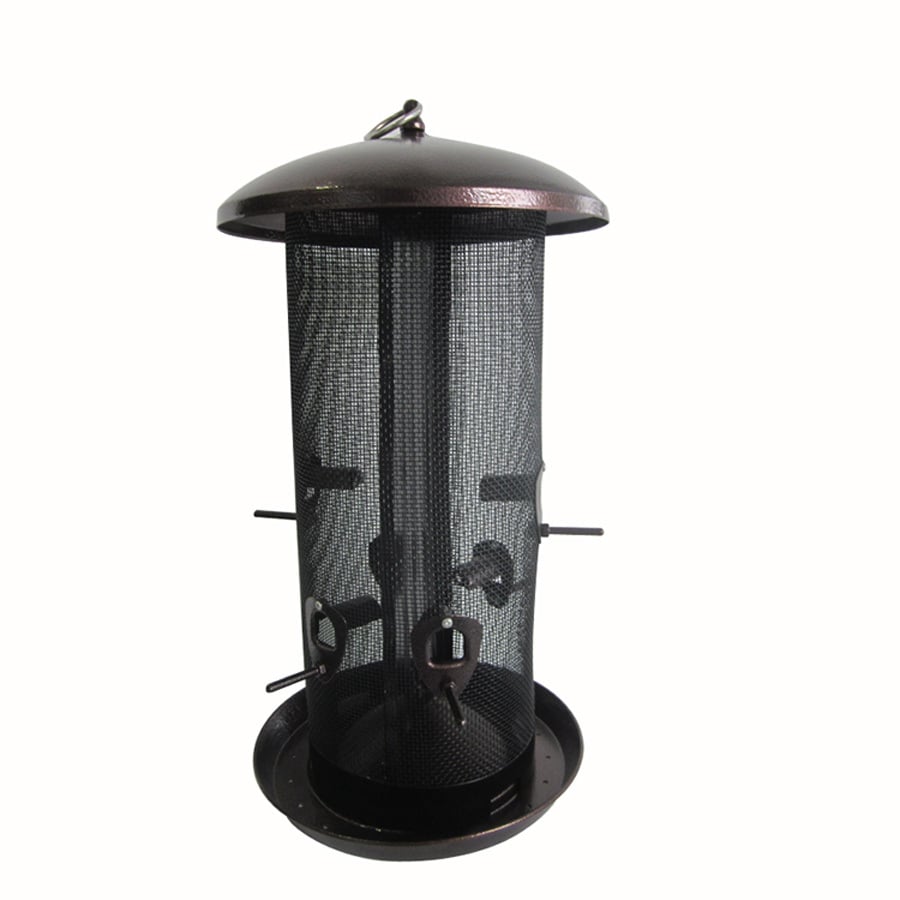 Garden Treasures Bronze Tube Bird Feeder At Lowes Com