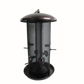Garden Treasures Bronze Steel Tube Bird Feeder