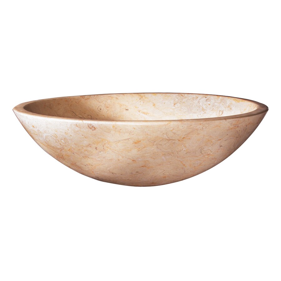 DECOLAV 1620-M-RSB Vitreous China Rose Beige Vessel Sink