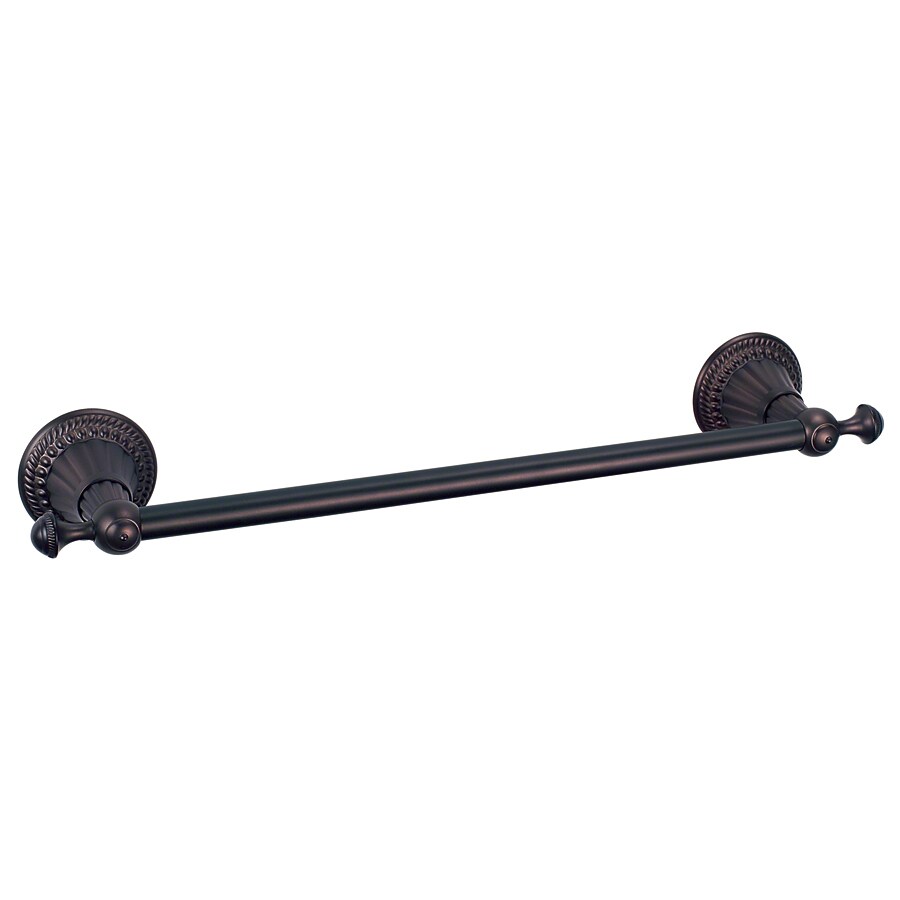 Colonial Crest Oil Rubbed Bronze 24 Towel Bar in the Towel Bars department at Lowes