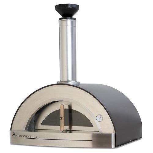 Forno Torino Brick Hearth Woodfired Outdoor Pizza Oven in the