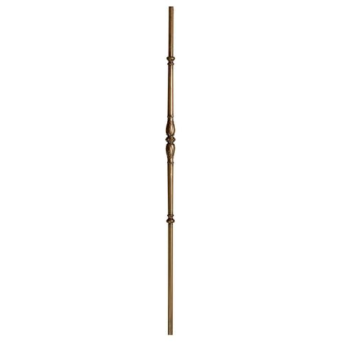 WM Coffman Series 44in Oil Rubbed Bronze Wrought Iron Classic Stair Baluster in the