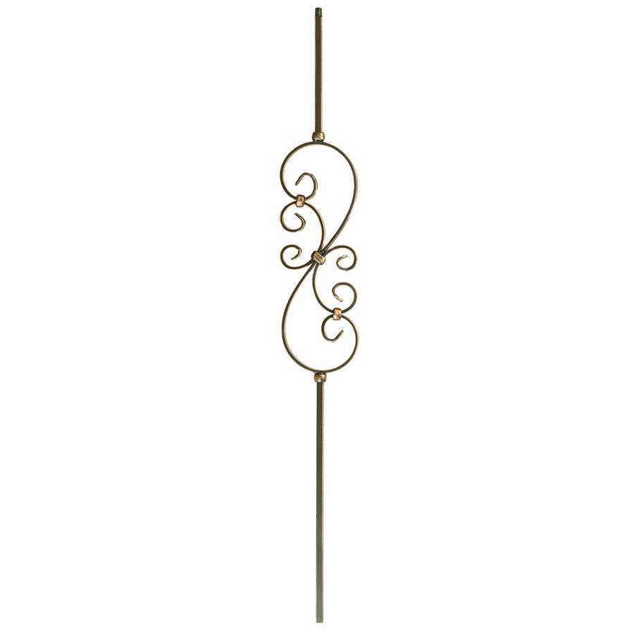 Wm Coffman Scroll Series 44 In Oil Rubbed Copper Wrought Iron