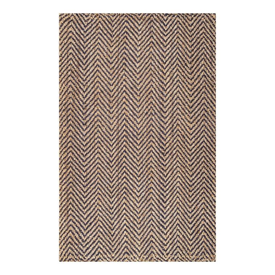 Nuloom Vania Chevron Jute Navy Area Rug At Com