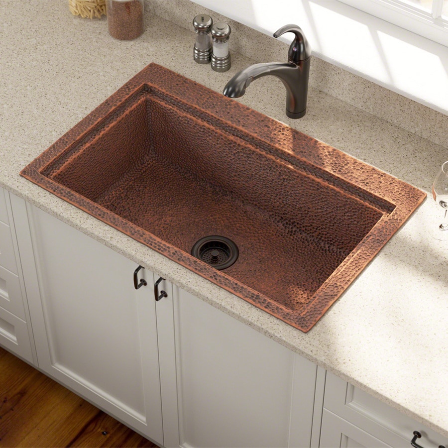 Mr Direct 31 5 In X 19 75 In Copper Single Basin Drop In Or