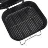 Mr. Bar-B-Q Portable Charcoal Grill 206-sq In Black/Porcelain Coated ...