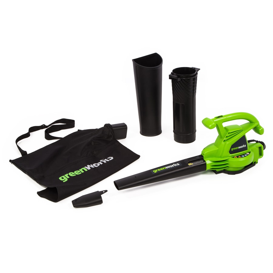 Greenworks 12Amp 380CFM 230MPH Corded Electric Leaf Blower (Vacuum
