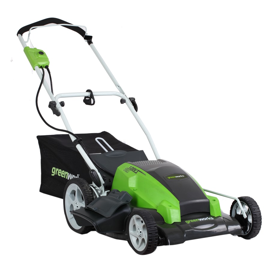Greenworks 13 Amp Deck Width Corded Electric Push Lawn Mower With
