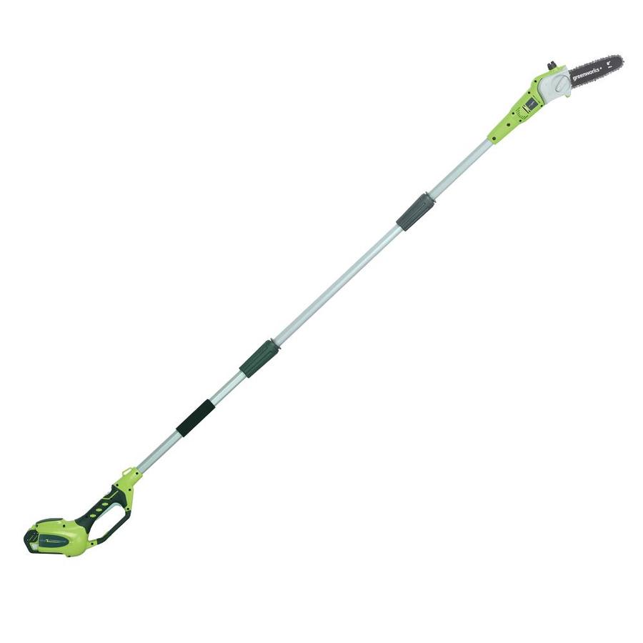 greenworks pole trimmer