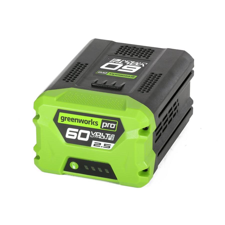 Greenworks Pro 60volt Max 2.5Amp Hours Rechargeable Lithium Ion