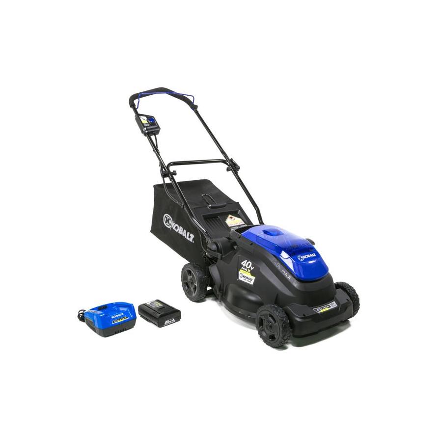 lowes self propelled electric lawn mower