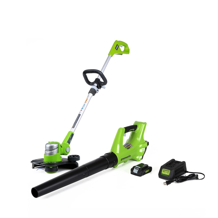 Greenworks 2-Piece 24-volt Cordless Power Equipment Combo Kit At Lowes.com