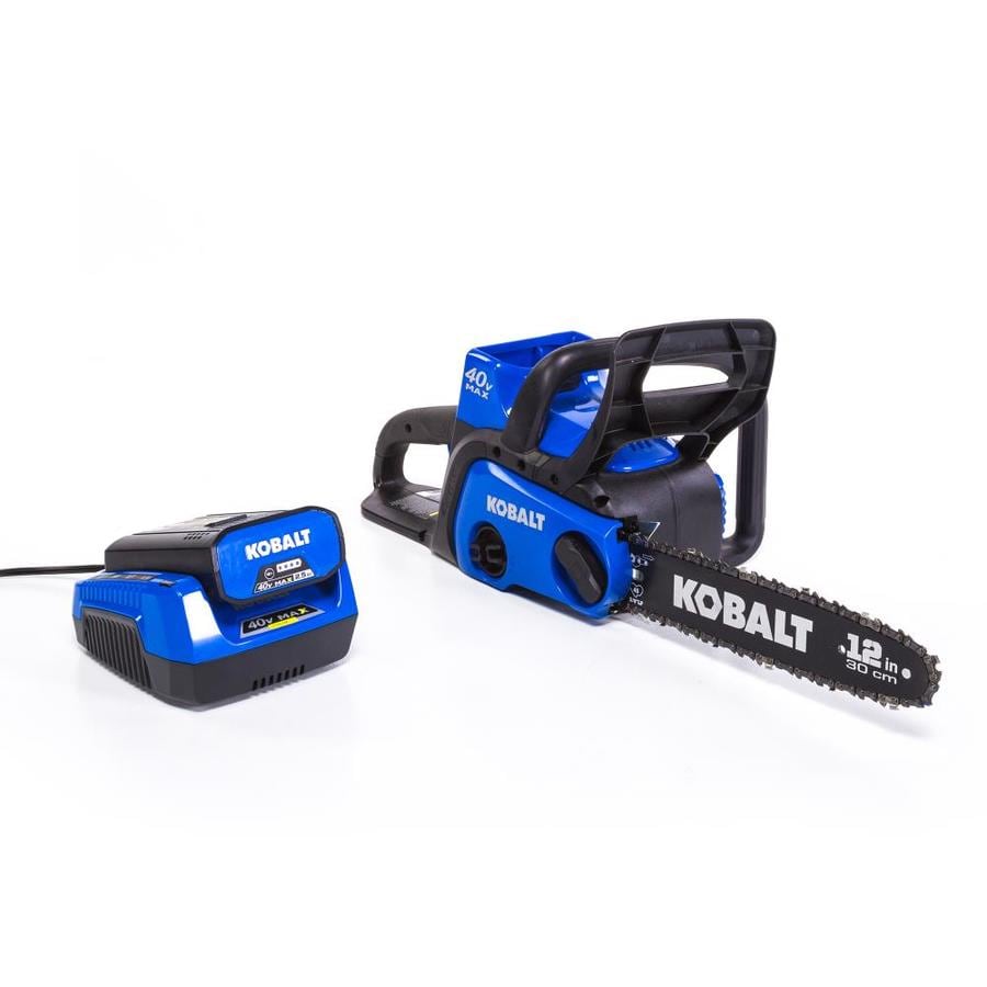 Kobalt 40 Volt Lithium Ion 12 In Cordless Electric Chainsaw Battery