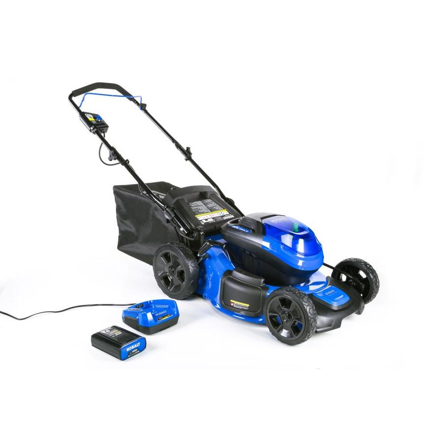 Kobalt 40volt Brushless Lithium Ion 20in Cordless Electric Lawn Mower