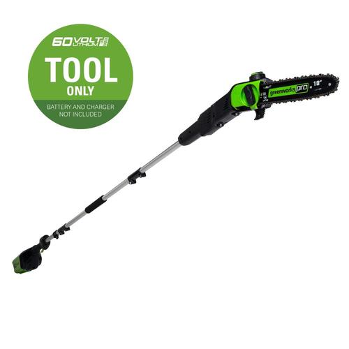 Greenworks Pro 60Volt Lithium Ion 10in Cordless Electric Pole Saw