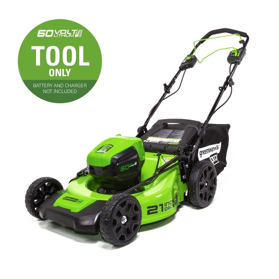 Greenworks Pro 60 Volt Brushless Lithium Ion 21 In Self Propelled Cordless Electric Lawn Mower 8599