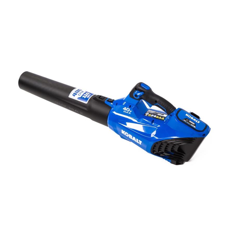 Kobalt 110 MPH 40-Volt Max Lithium Ion (Li-Ion) Cordless Electric Leaf ...