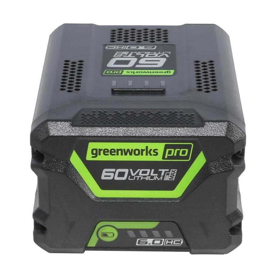 Greenworks Pro 60-Volt 6 Ah Rechargeable Lithium Ion (Li-Ion) Cordless ...