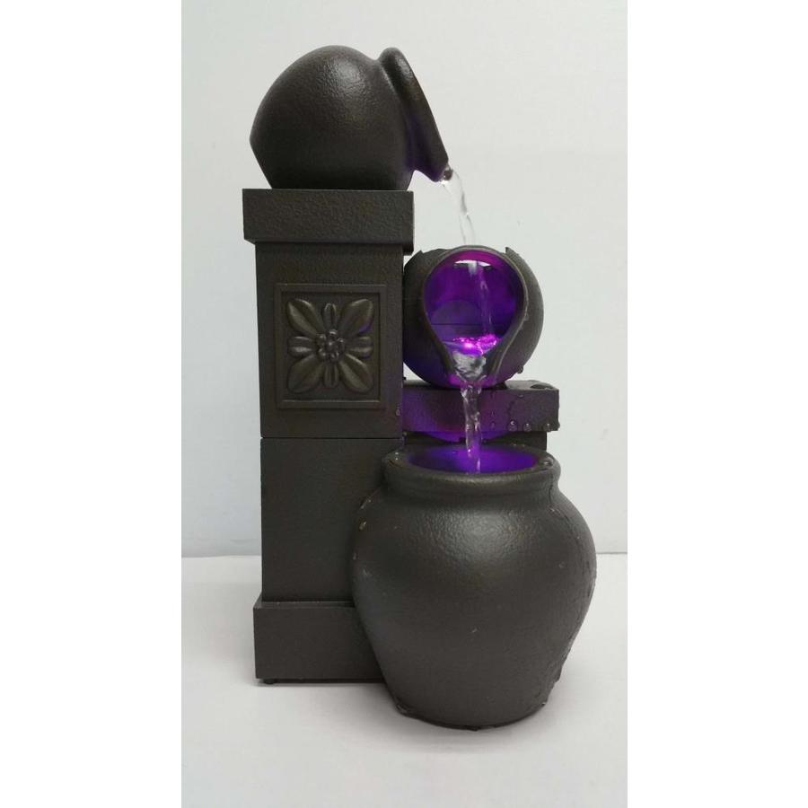 9.6457in Plastic Tabletop Indoor Fountain at