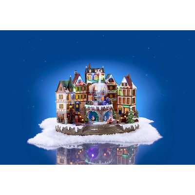 Holiday Living Animated Village Scene At Lowes Com