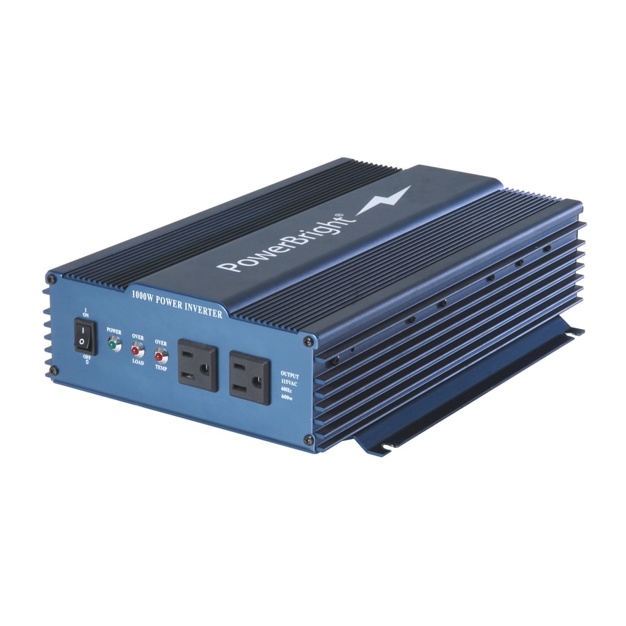 shop power bright 1000 watt power inverter at lowes shop power bright 1000 watt power inverter at lowes