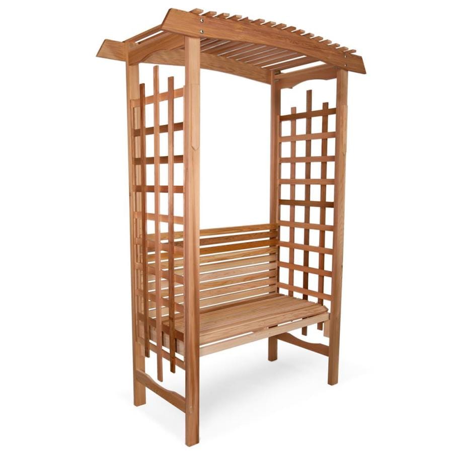 All Things Cedar 60 Ft W X 86 Ft H Natural Wood Garden Arbor At