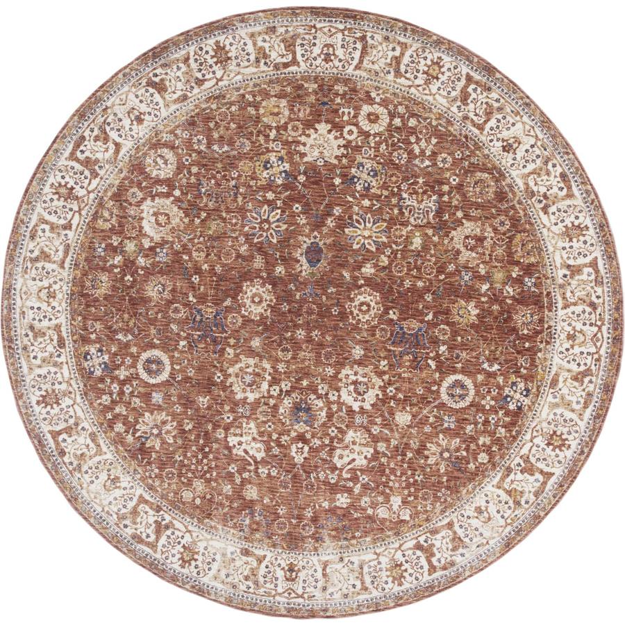 Room Envy Moberly Rust Ivory Round Indoor Area Rug Common 8 X Room Envy Moberly Rust Ivory Round Indoor Area Rug Common 8 X Actual Ft W L Dia