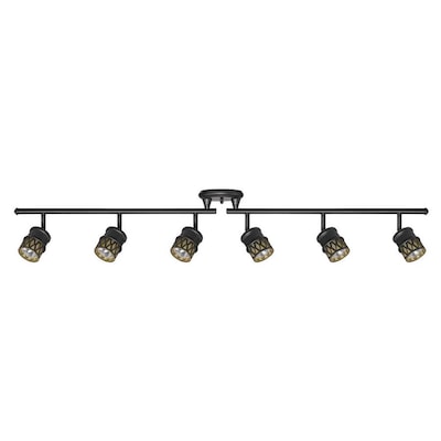 Kearney 6 Light 46 14 In Oil Rubbed Bronze Dimmable Standard Linear Track Lighting Kit Kearney 6 Light 46 14 In Oil Rubbed Bronze Dimmable Standard Linear Track Lighting Kit
