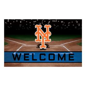 MLB New York Mets Crumb Rubber Door Mat 18u0022x30u0022