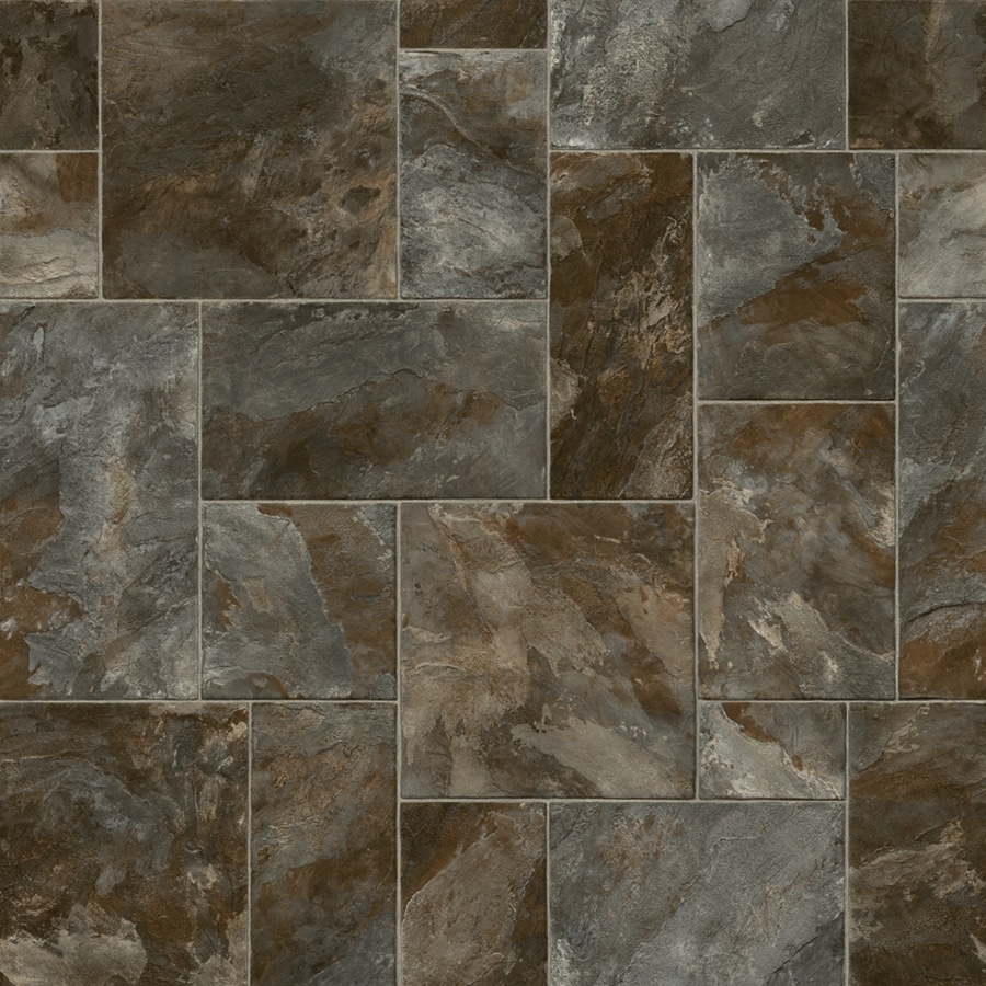 Sol PVC - Oxley 593 granite gris - Atlas - IVC - rouleau 3M