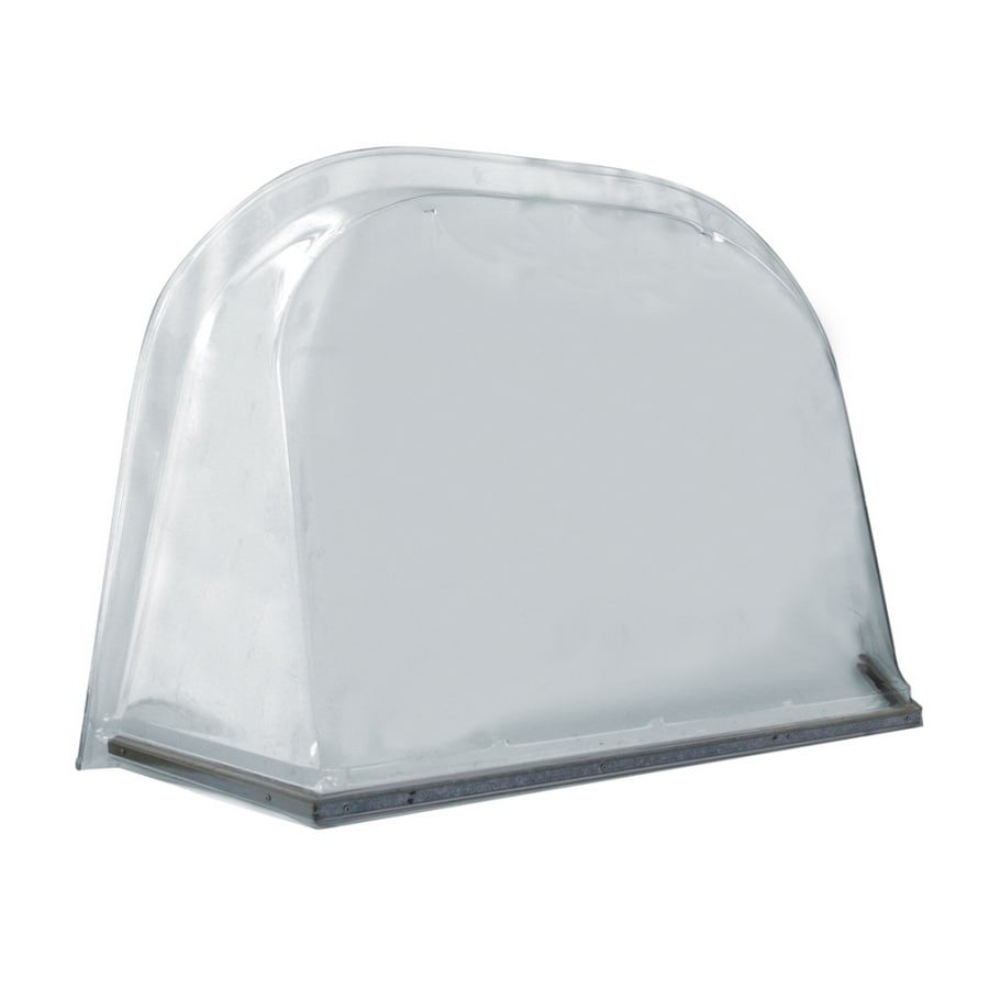 Wellcraft 020600918 48"L x 72"W x 18"H Clear 2060 Polycarbonate Window Well Dome Cover