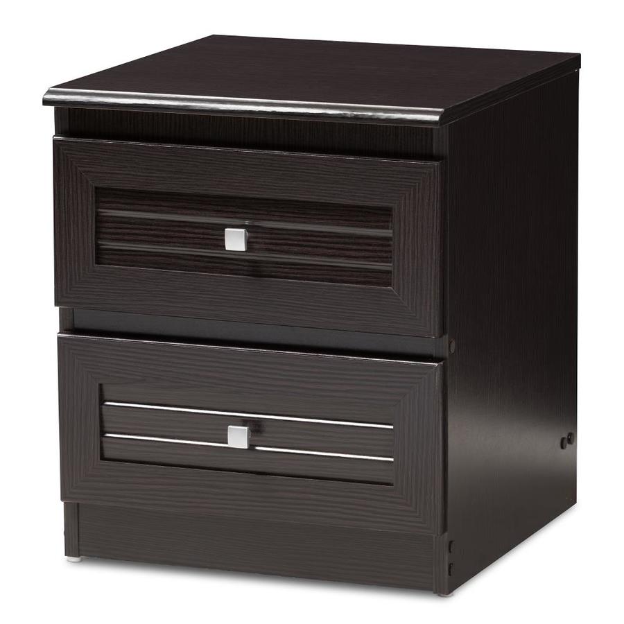 Safavieh Mallory Dark Chocolate Acacia Nightstand In The Nightstands Department At Lowes Com